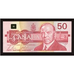 Bank of Canada $50, 1988 Changeover