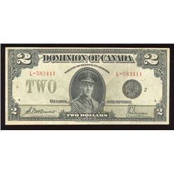 Dominion of Canada $2, 1923