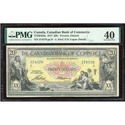 Canadian Bank of Commerce $20, 1917