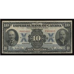 Imperial Bank of Canada $10, 1923