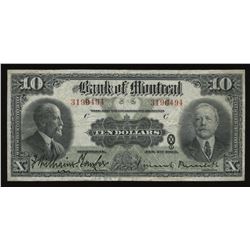 Bank of Montreal $10, 1923