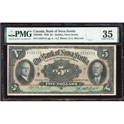 Bank of Nova Scotia $5, 1929