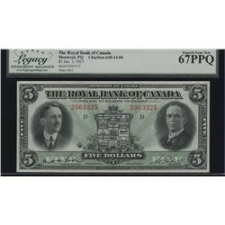 Royal Bank of Canada $5, 1927