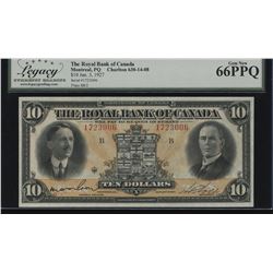 Royal Bank of Canada $10, 1927