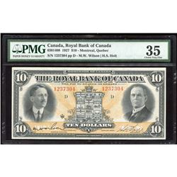 Royal Bank of Canada $10, 1927