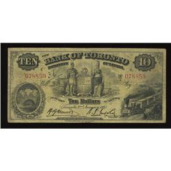 Bank of Toronto $10, 1935