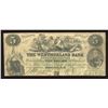 Image 1 : Westmorland Bank $5, 1861