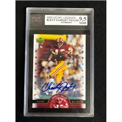 2005 UD NFL LEGENDS #LS-CT CHARLEY TAYLOR AUTOGRAPH (9.5 NGM)