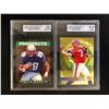 Image 1 : KSA GRADED FOOTBALL CARD LOT (MARTIN/ ELWAY)