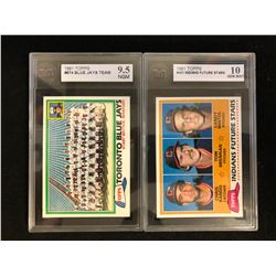 KSA GRADED BASEBALL CARD LOT (1981)