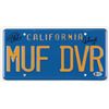 Image 1 : Cheech Marin & Tommy Chong Signed "Up in Smoke" License Plate (Beckett COA)