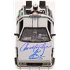 Image 2 : Christopher Lloyd Signed "Back to the Future" Delorean Time Machine Figure (Beckett COA)