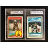 Image 1 : KSA GRADED HOCKEY CARD LOT (1984-85)
