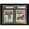 Image 1 : KSA GRADED HOCKEY CARD LOT (1984-85)