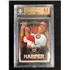 Image 1 : 2011 BOWMAN CHROME #BCE 1R BRYCE HARPER (9.5 GEM MINT)