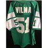 Image 1 : JONATHAN VILMA THROWBACK NY JETS FOOTBALL JERSEY (SIZE 50) *MITCHELL & NESS*