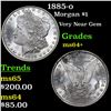 Image 1 : 1885-o Morgan Dollar $1 Grades Choice+ Unc