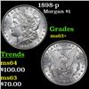 Image 1 : 1898-p Morgan Dollar $1 Grades Select+ Unc