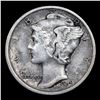 Image 2 : 1918-d Mercury Dime 10c Grades vf++