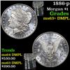 Image 1 : 1886-p Morgan Dollar $1 Grades Select Unc+ DMPL