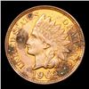 Image 2 : 1902 Indian Cent 1c Grades Unc Details