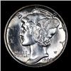 Image 2 : 1942-s Mercury Dime 10c Grades Choice+ Unc