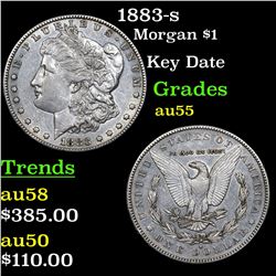 1883-s Morgan Dollar $1 Grades Choice AU