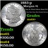 Image 1 : 1883-p Morgan Dollar $1 Grades Choice+ Unc