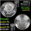Image 1 : 1880-s Morgan Dollar $1 Grades GEM Unc PL