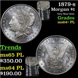 1879-s Morgan Dollar $1 Grades Choice Unc+ PL