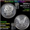 Image 1 : ***Auction Highlight*** 1878-s Morgan Dollar $1 Graded Choice Unc+ DMPL By USCG (fc)