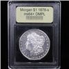 Image 4 : ***Auction Highlight*** 1878-s Morgan Dollar $1 Graded Choice Unc+ DMPL By USCG (fc)