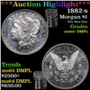 Image 1 : ***Auction Highlight*** 1882-s Morgan Dollar $1 Graded Choice Unc+ DMPL By USCG (fc)