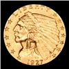 Image 2 : 1927-p Gold Indian Quarter Eagle $2 1/2 Grades Select Unc