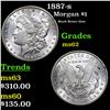 Image 1 : 1887-s Morgan Dollar $1 Grades Select Unc