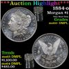 Image 1 : ***Auction Highlight*** 1884-o Morgan Dollar $1 Graded Choice Unc+ DMPL By USCG (fc)
