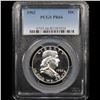 Image 2 : PCGS 1962 Franklin Half Dollar 50c Graded  pr66 By PCGS