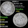 Image 1 : 1898-o Barber Dime 10c Grades vf++