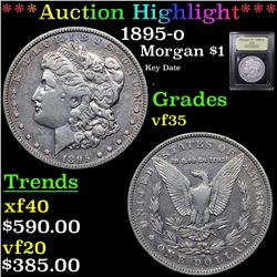 ***Auction Highlight*** 1895-o Morgan Dollar $1 Graded vf++ By USCG (fc)