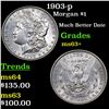 Image 1 : 1903-p Morgan Dollar $1 Grades Select+ Unc