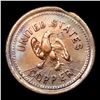 Image 2 : 1863 United States Copper Mint Error Civil War Token 1c Grades Unc Details