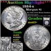 Image 1 : ***Auction Highlight*** 1884-s Morgan Dollar $1 Graded Select+ Unc By USCG (fc)