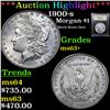 Image 1 : ***Auction Highlight*** 1900-s Morgan Dollar $1 Graded Select+ Unc By USCG (fc)