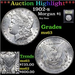 ***Auction Highlight*** 1902-s Morgan Dollar $1 Graded Select Unc By USCG (fc)