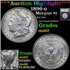 Image 1 : ***Auction Highlight*** 1896-o Morgan Dollar $1 Graded Select Unc By USCG (fc)
