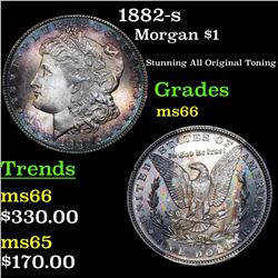 1882-s Morgan Dollar $1 Grades GEM+ Unc