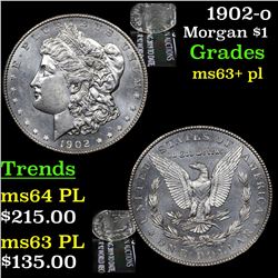 1902-o Morgan Dollar $1 Grades Select Unc+ PL