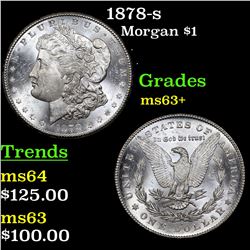 1878-s Morgan Dollar $1 Grades Select+ Unc