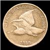 Image 2 : 1858 LL Flying Eagle Cent 1c Grades vf++