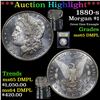 Image 1 : ***Auction Highlight*** 1880-s Morgan Dollar $1 Graded GEM Unc DMPL By USCG (fc)